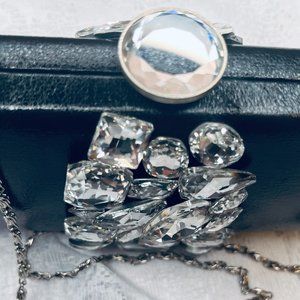 Vintage Sergio Feretti Crystal Clutch – 2000s – Italy